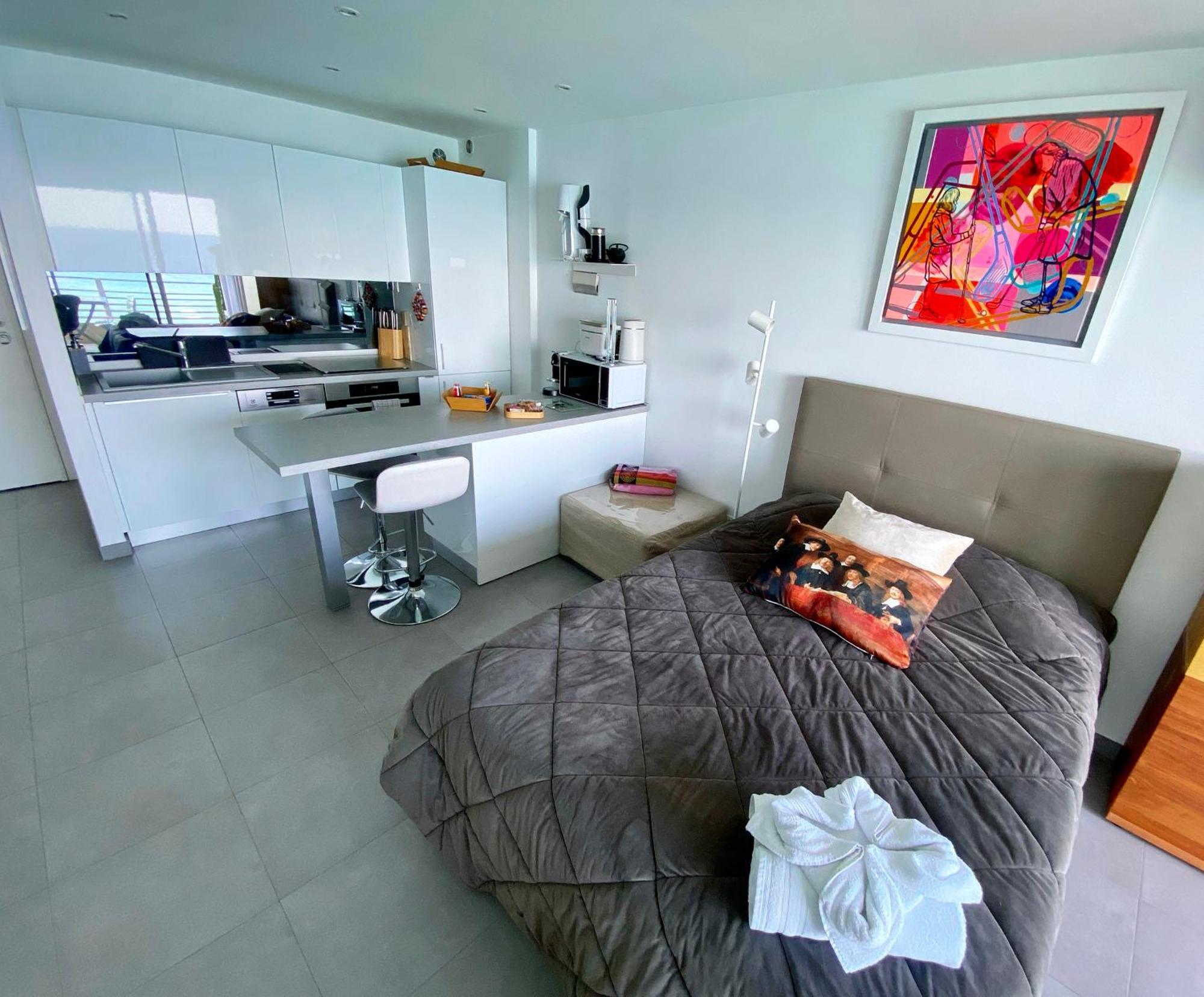 Sea View Studio, Huge Terrace On The 4Th Floor Apartment Menton Exterior photo